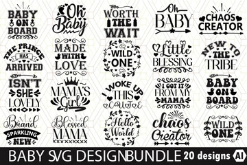 baby svg design bundle