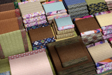 日本のインテリア、畳のサンプル