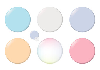 ツヤツヤな液体アイコン