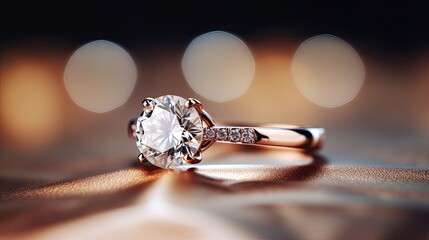 diamond ring with diamonds - obrazy, fototapety, plakaty