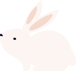 Cute pink bunny