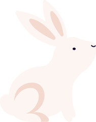 Cute pink bunny