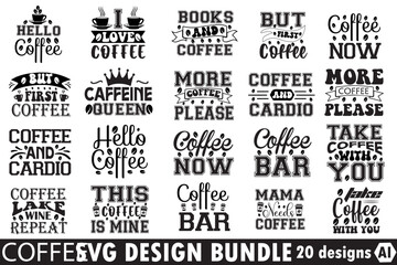  coffee svg design bundle 