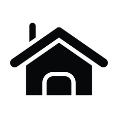 House icon clipart design template isolated