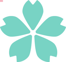 Abstract decorative flower element in Chinese style