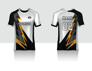 Soccer jersey template.sport t-shirt design.
