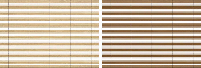 すだれ水彩画2種