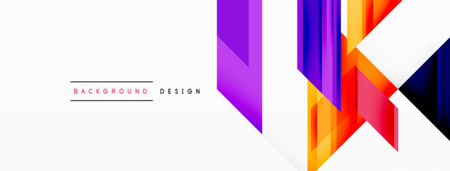 Visually striking background design featuring dynamic geometric lines and arrows. This captivating composition combines movement and precision, creating an engaging and visually appealing graphic