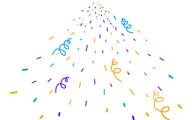 party streamers and confetti