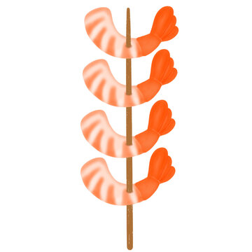 recommend clip art: shrimp
