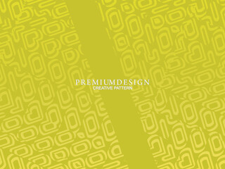 Premium background design with yellow luxury motifs. Vector horizontal template, for digital lux business banners, contemporary formal invitations, luxury vouchers, gift certificates, etc.