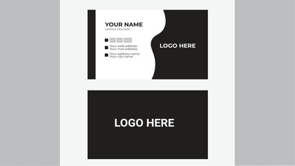 modern creative business card and name business card.double sided business card template modern and clean style.