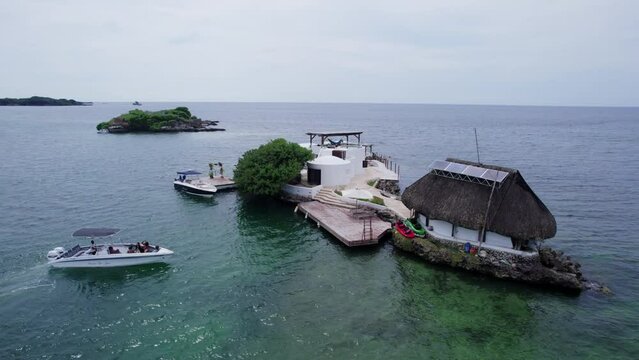 Unveiling Hidden Gems: Mesmerizing Drone Footage of Colombia's Tranquil Private Islands