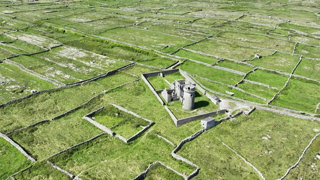 Inishmore Aran Islands West Of Ireland castle viewing location