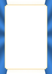 Vertical  frame and border with Somalia flag