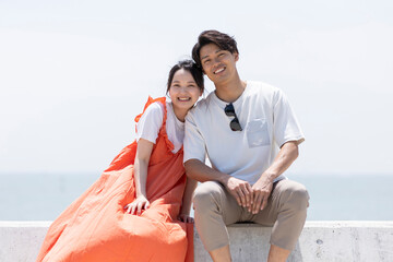 男女のポートレート