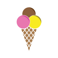 ice cream icon vector