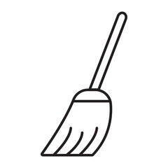broom icon vector