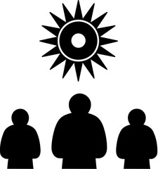 Climate change conference icon