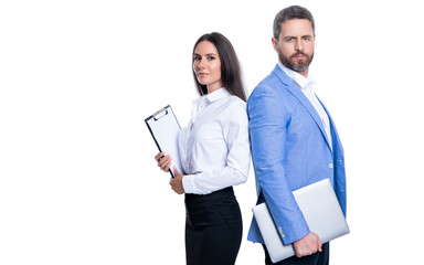 photo of business secretary and manager, banner. business secretary and manager