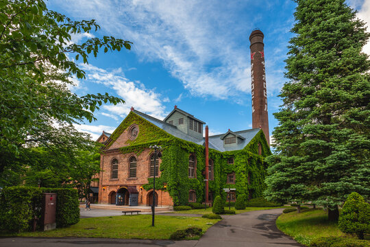 June 4, 2023: Sapporo Beer Museum, the only beer museum in Japan. It is located in Sapporo, Hokkaido, Japan. This building was erected originally as a factory of the Sapporo Sugar Company in 1890.