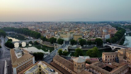 drone photo Rome Italy europe