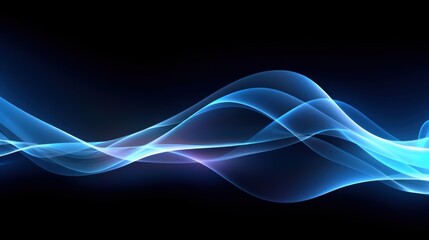 Obraz premium Visualization of sound waves. Abstract futuristic background with colorful glowing neon moving high speed wave lines and bokeh lights. Data transfer concept. Fantastic wallpaper. Generative AI