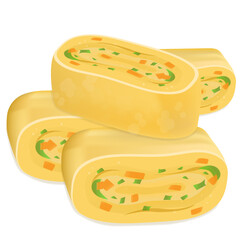 Korean Egg Roll, Gyeran Mari, 계란말이