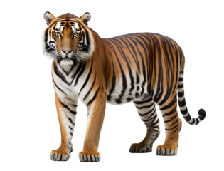 tiger isolated on white background