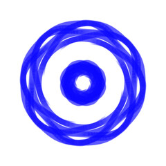 abstract blue sphere