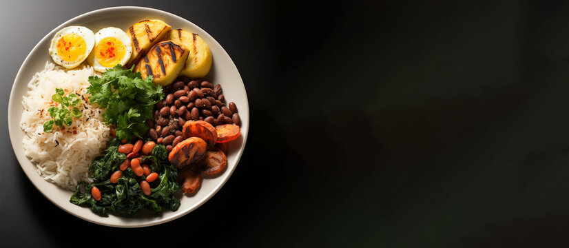 Brazilian food background 