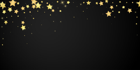 Magic stars vector overlay.  Gold stars scattered