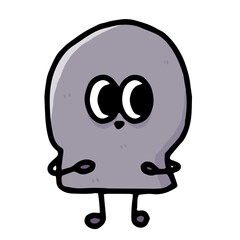 Halloween ghost doodle 