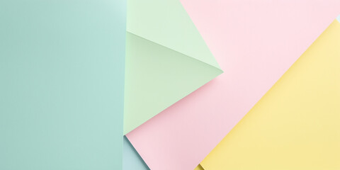 Fototapeta premium Abstract geometric texture background of soft green