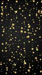Magic stars vector overlay.  Gold stars scattered