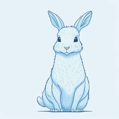 cute rabbit cartoon vector design