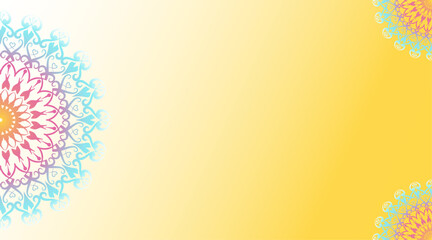 simple background, decorative mandala ornament