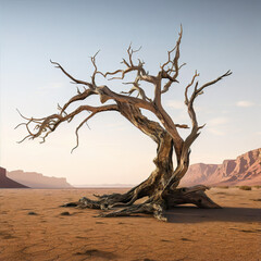 dead tree in the desert