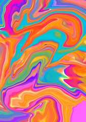 Abstract Liquid Gradient Background Acrylic Art Candy