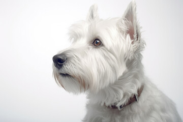 Colorful Background with Dog.