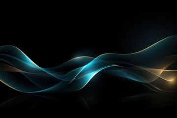 Visualization of sound waves. Abstract futuristic background with colorful glowing neon moving high speed wave lines and bokeh lights. Data transfer concept. Fantastic wallpaper. Generative AI