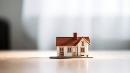 Obraz na płótnie Canvas House model. Created with generative Ai technology.