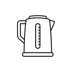Teapot icon vector. Kettle illustration sign. Tea symbol. Teakettle logo. Hot drink mark.