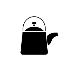 Teapot icon vector. Kettle illustration sign. Tea symbol. Teakettle logo. Hot drink mark.
