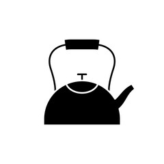 Teapot icon vector. Kettle illustration sign. Tea symbol. Teakettle logo. Hot drink mark.