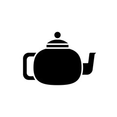 Obraz premium Teapot icon vector. Kettle illustration sign. Tea symbol. Teakettle logo. Hot drink mark.
