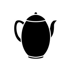 Teapot icon vector. Kettle illustration sign. Tea symbol. Teakettle logo. Hot drink mark.