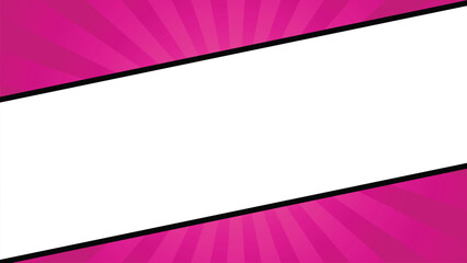 Fototapeta premium Pink gaming sunburst background, twisted rays modern background , thumbnail background 