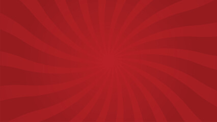 red sunburst background, twisted rays modern background , thumbnail background 