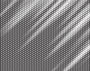 Triangles Vector Abstract Geometric Technology Background. Halftone Triangular Retro Style Simple Pattern. Minimal Style Dynamic Tech Wallpaper.